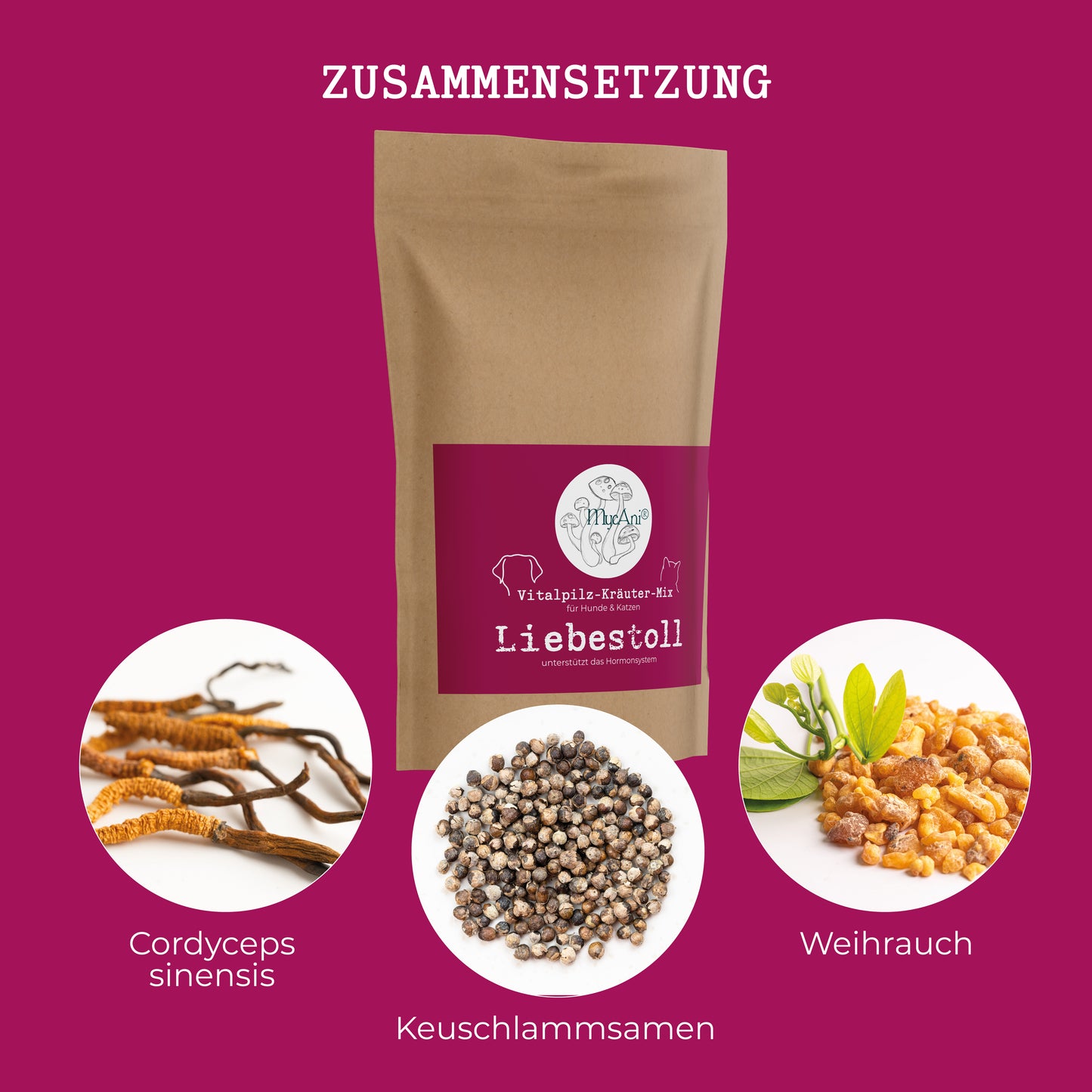 Liebestoll 100g (Vitalpilz-Kräuter-Mix)