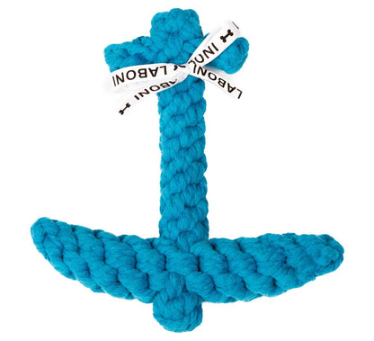 Angela Anker (Laboni) - Robust dog toy made of dental-care cotton rope