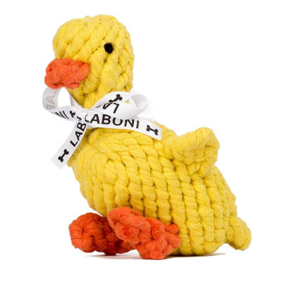 Emma Duck (Laboni) - Robust dog toy made of dental-care cotton rope
