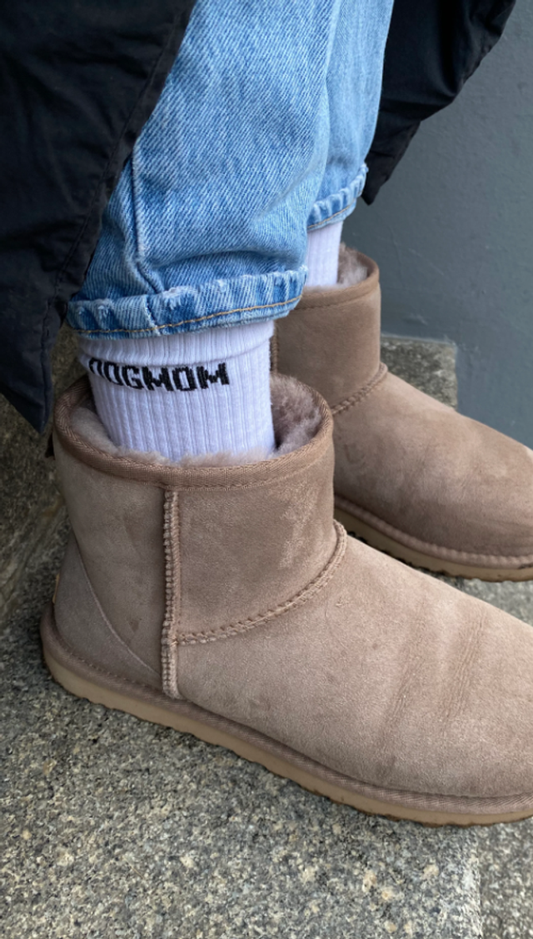 "DOGMUM" socks white