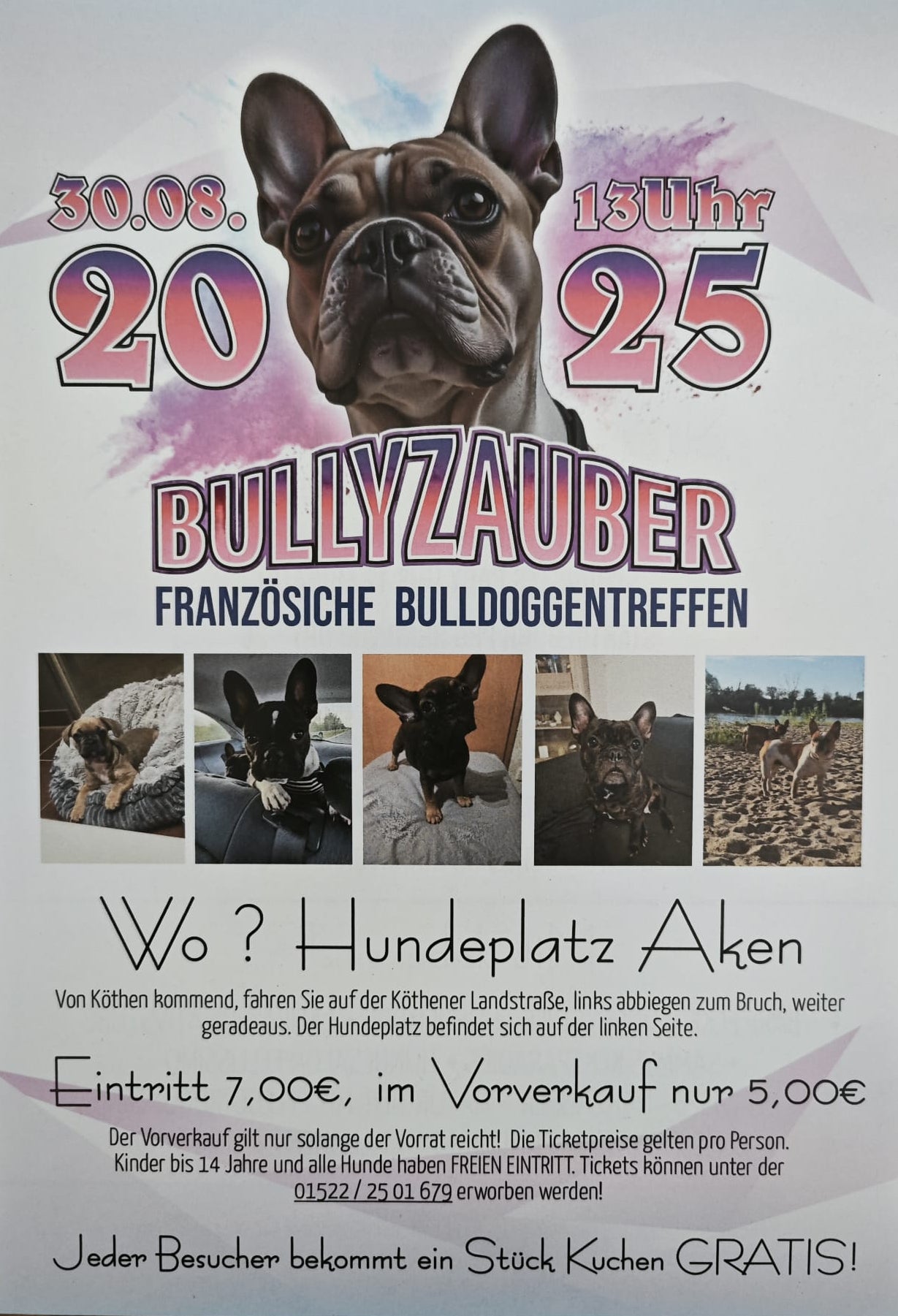 Flyer 30.08.2025 Franz. Bulldoggen Treffen