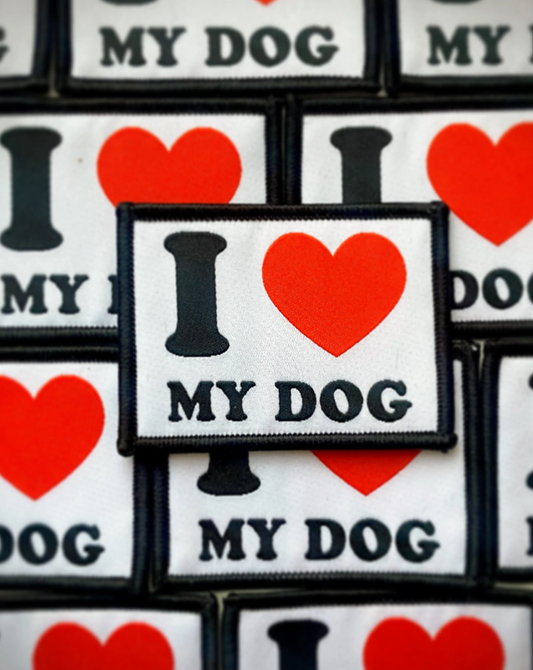 Patch "I LOVE MY DOG"