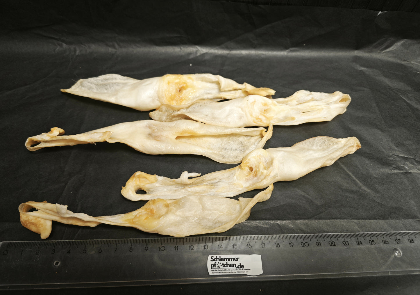 Rabbit ears without fur - The healthy chips for the dog