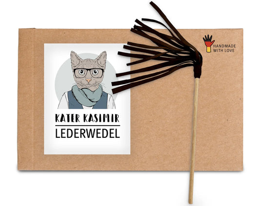 Cat toy "Leather Whisk"