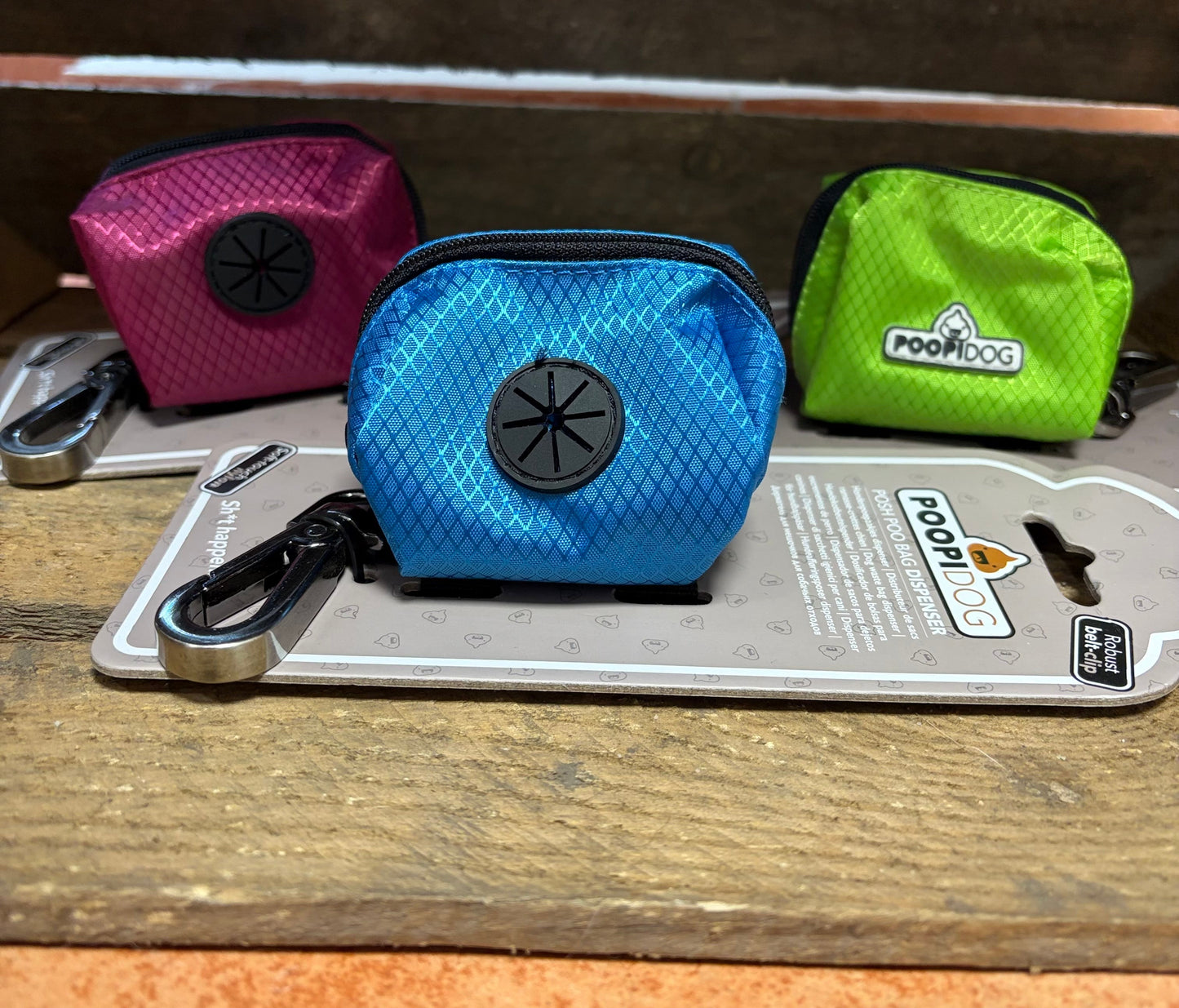 Poopidog Hundekotbeutelspender Nylon: blau