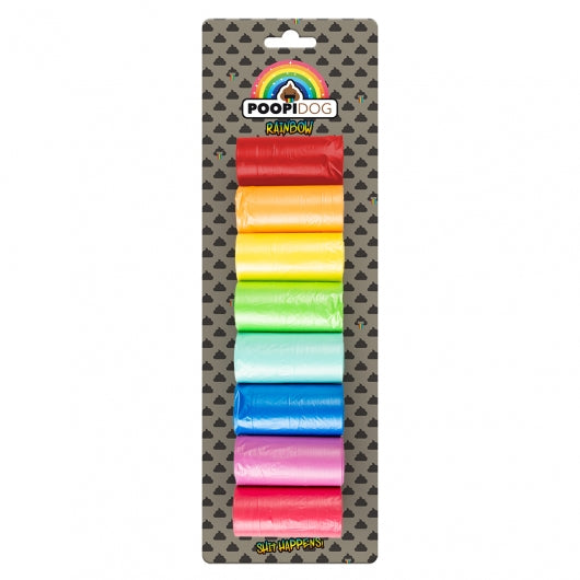 Rainbow Regenbogen Hundekotbeutel bunt 8x20 Stk