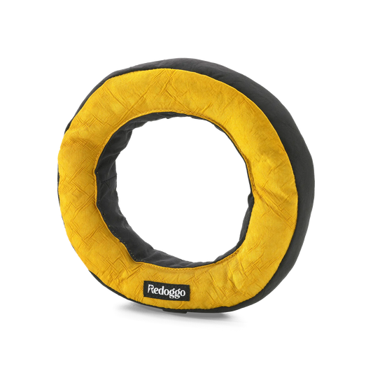 Donut Hundespielzeug aus Upcycling-Airbag - Produktansicht