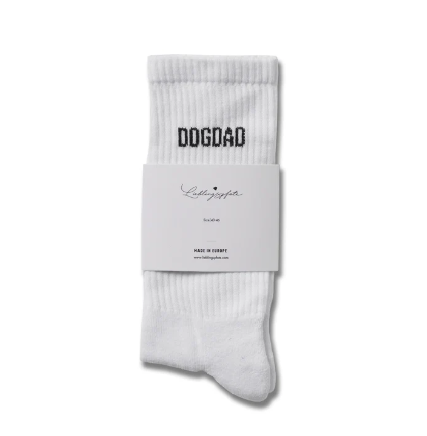 "DOGDAD" Socken weiß