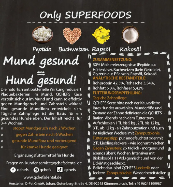 Zahnputzflocken "Papie" - Großpackung