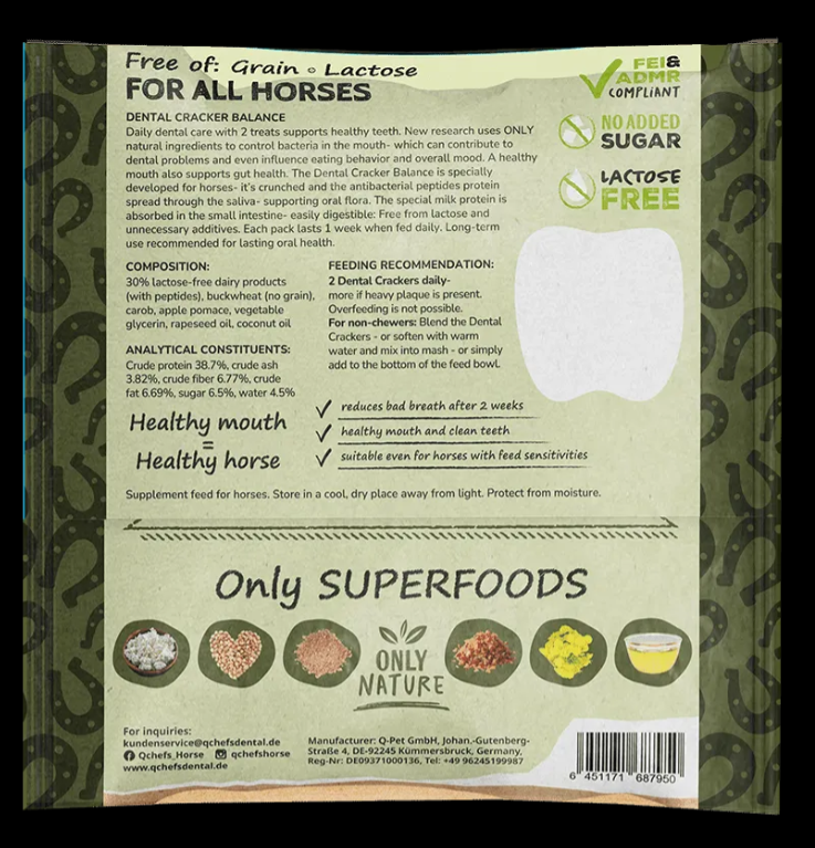 Zahnputz-Cracker Pferde Balance (für gesunde Zähne beim Pferd)