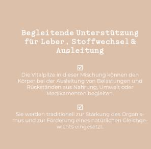 Entgifter von MycAni (Vitalpilz-Kräuter-Mischungen)