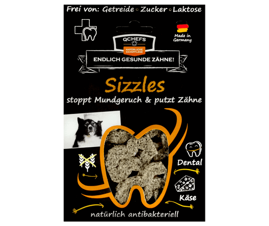 QCHEFS Sizzles Dog Dental Care – Crunch Power against tartar!