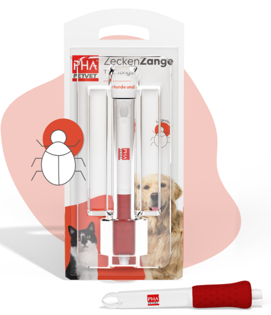 PHA tick tweezers for dogs and cats – remove ticks safely!