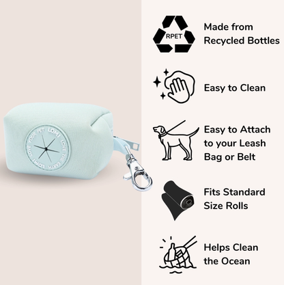 Compostable dog waste bags with scent &amp; holder
