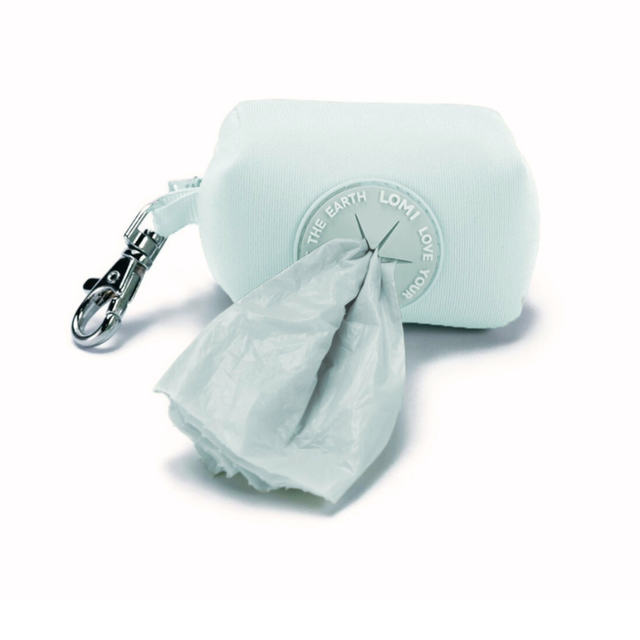 Compostable dog waste bags with scent &amp; holder