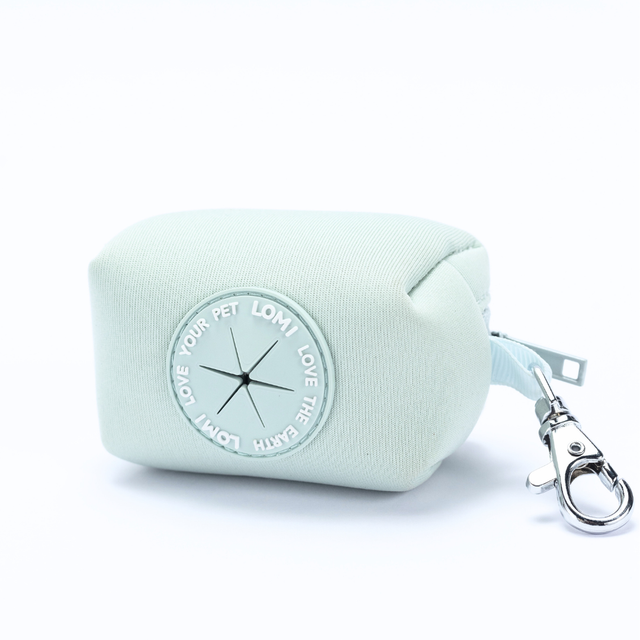 Compostable dog waste bags with scent &amp; holder