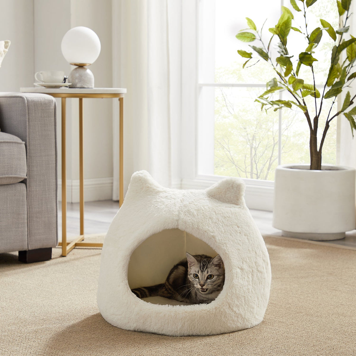Katzeniglu mit Kunstfell – Produkt- oder Anwendungsansicht 2