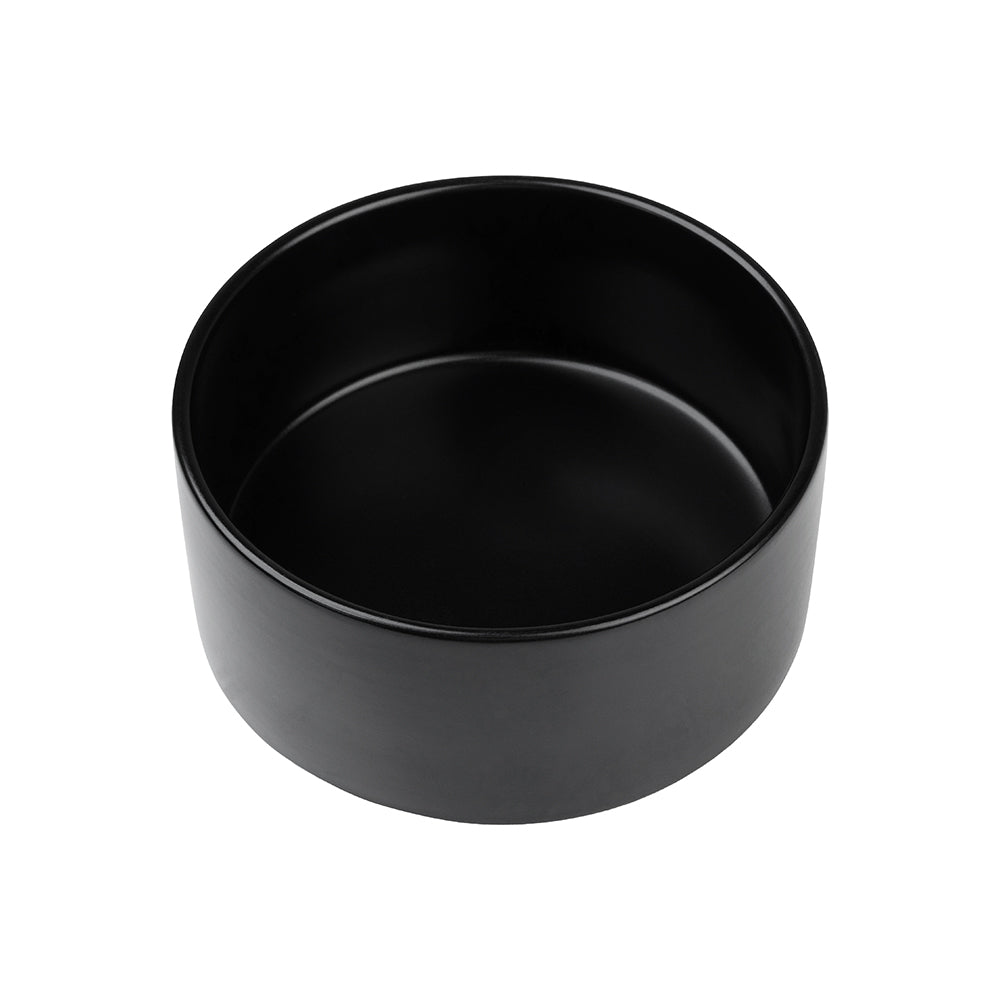 Keramik-Futternapf für Hunde – Schwarz / Small Ø 14 cm